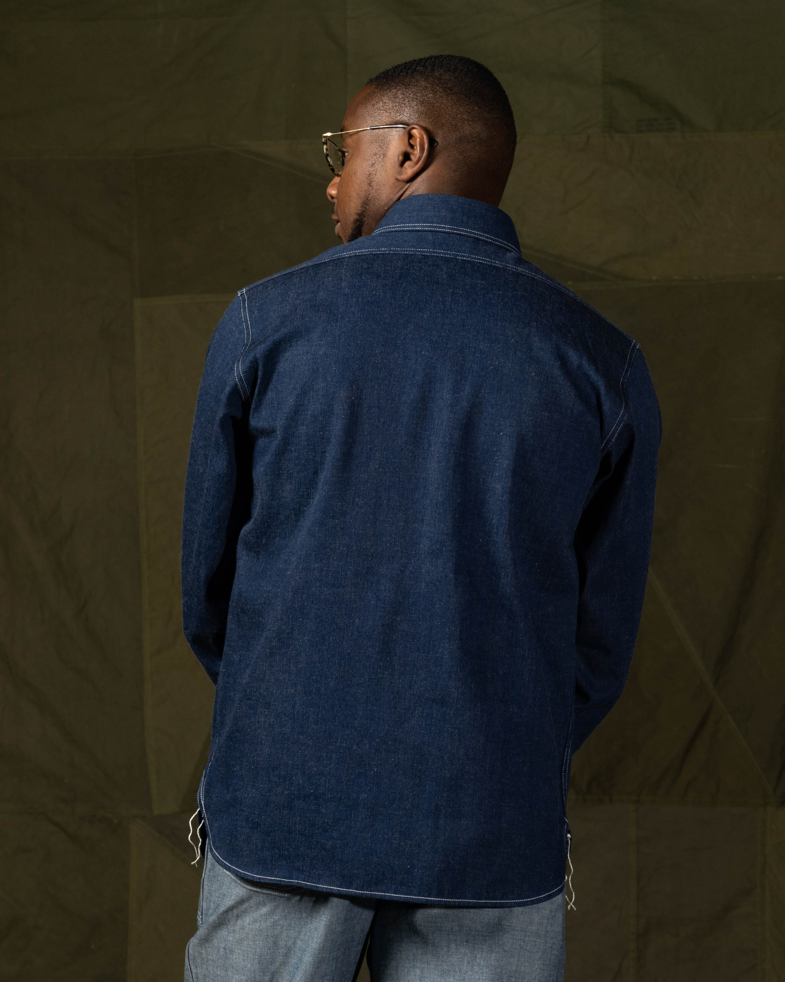 The Real McCoy's 8 Hour Union Denim Serviceman Shirt (Model 221) - Standard & Strange