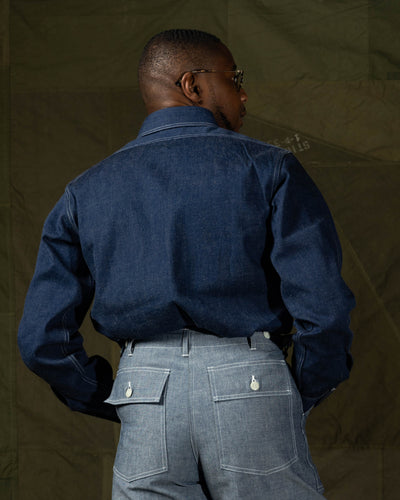 The Real McCoy's 8 Hour Union Denim Serviceman Shirt (Model 221) - Standard & Strange