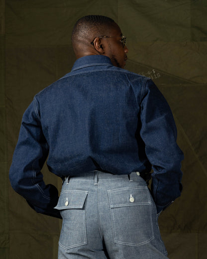 The Real McCoy's 8 Hour Union Denim Serviceman Shirt (Model 221) - Standard & Strange