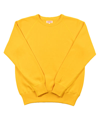 The Real McCoy's 9oz Loopwheel Raglan Sleeve Sweatshirt - Yellow - Standard & Strange