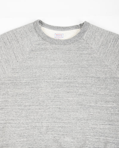The Real McCoy's 9 oz Loopwheel S/S Sweatshirt - Gray - Standard & Strange