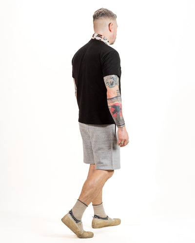 The Real McCoy's 9 oz Loopwheel Sweat Shorts - Gray - Standard & Strange