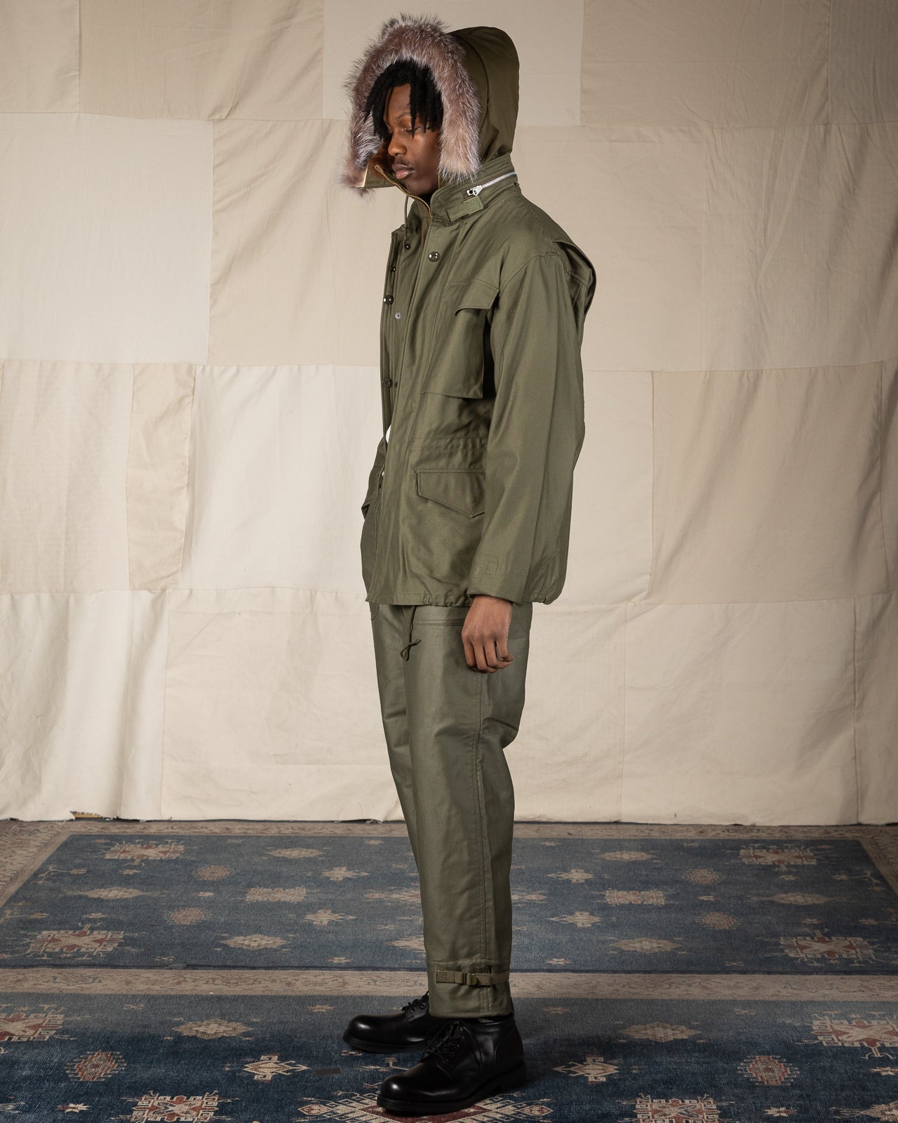 The Real McCoy's AL-1 / HOOD, PARKA - Olive – Standard & Strange