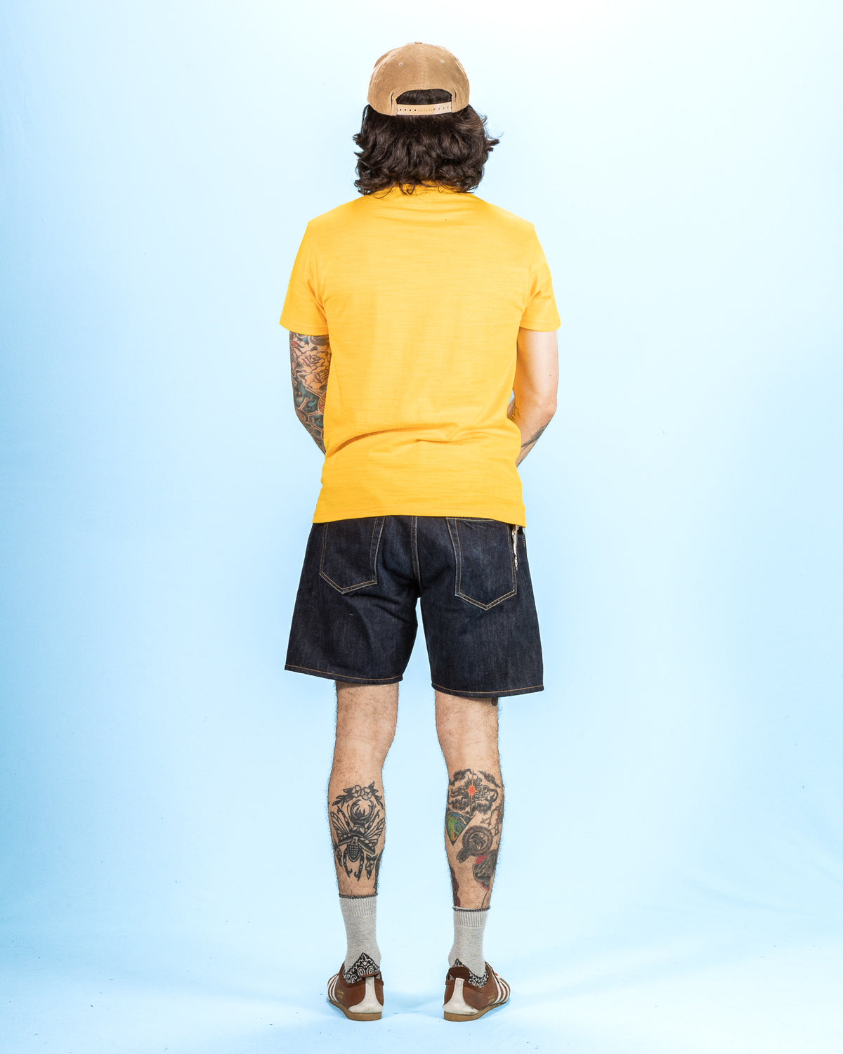 The Real McCoy's Athletic T-Shirt / 2-Wheelers Of Detroit - Yellow - Standard & Strange