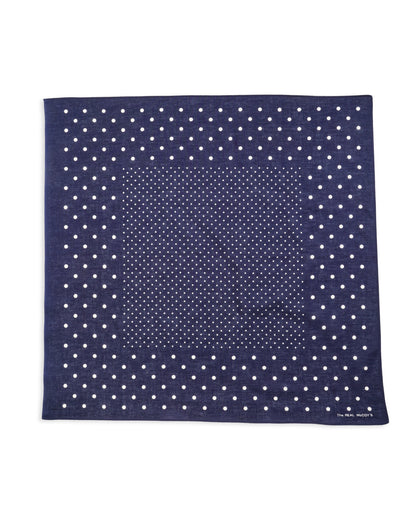 The Real McCoy's Bandanna 'Dot' - Navy - Standard & Strange