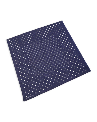 The Real McCoy's Bandanna 'Dot' - Navy - Standard & Strange