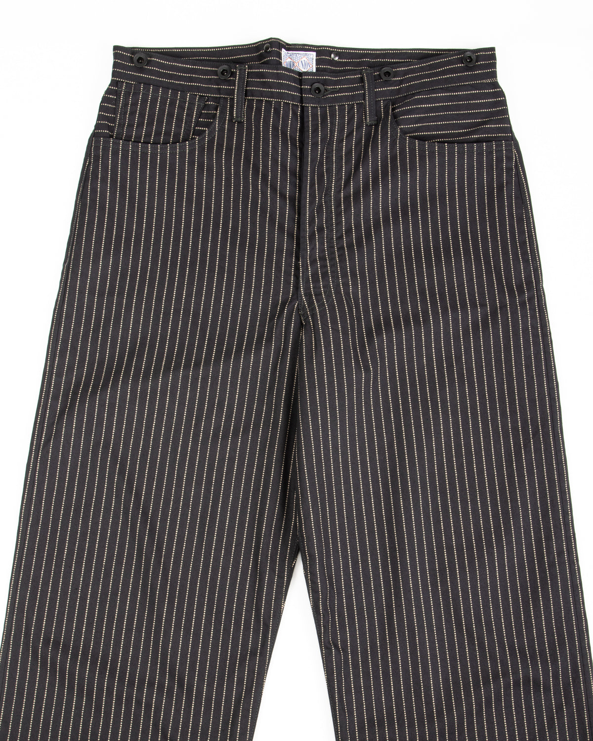 The Real McCoy's Black Wabash Work Trousers - Black - Standard & Strange