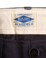 The Real McCoy's Blue Seal Chinos - Navy - Standard & Strange