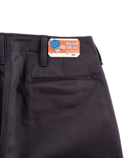 The Real McCoy's Blue Seal Chinos - Navy - Standard & Strange