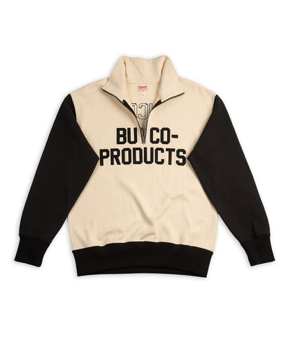 The Real McCoy's Buco Half-Zip Motorcyle Jersey / Buco-Product - Black / White - Standard & Strange