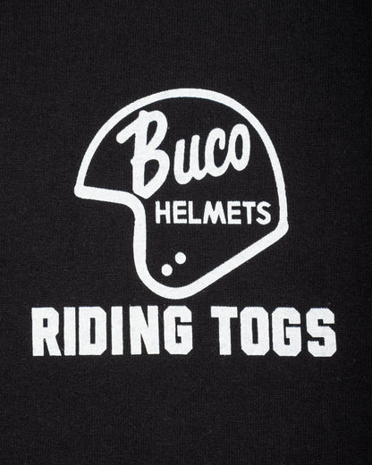 The Real McCoy's Buco L/S Tee / Riding Togs - Black/Charcoal - Standard & Strange