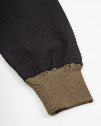 The Real McCoy's Buco L/S Tee / Riding Togs - Black/Charcoal - Standard & Strange