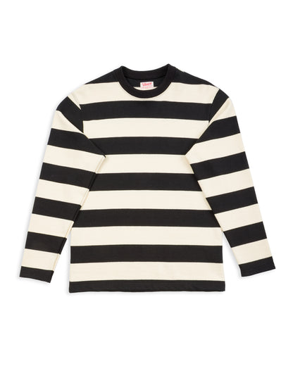 The Real McCoy's Buco Racing Stripe Jersey - Black/White - Standard & Strange