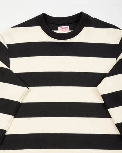The Real McCoy's Buco Racing Stripe Jersey - Black/White - Standard & Strange