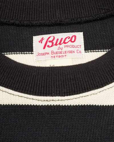 The Real McCoy's Buco Racing Stripe Jersey - Black/White - Standard & Strange