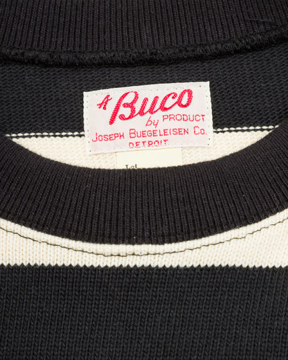 The Real McCoy's Buco Racing Stripe Jersey - Black/White - Standard & Strange