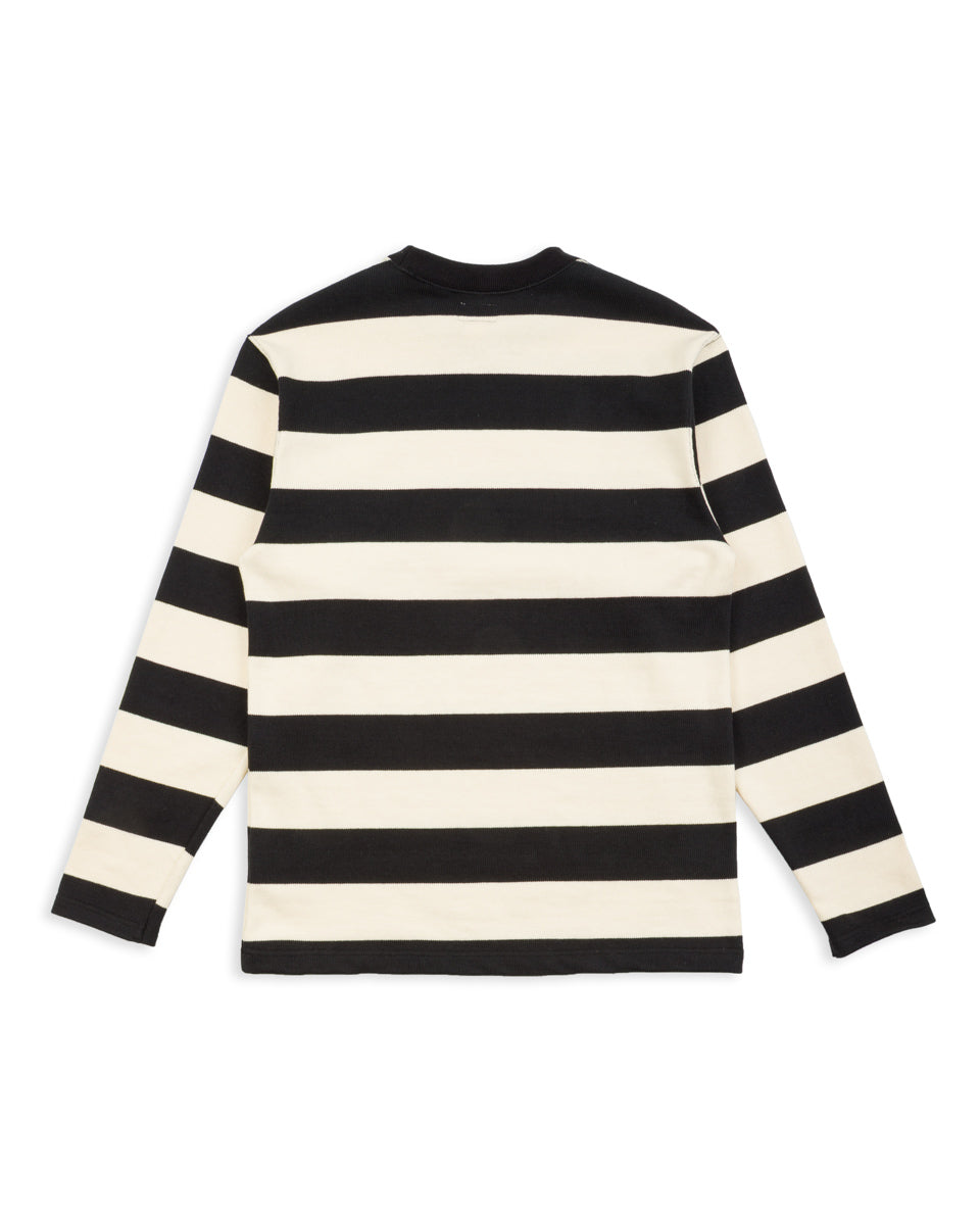 The Real McCoy's Buco Racing Stripe Jersey - Black/White - Standard & Strange