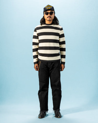 The Real McCoy's Buco Racing Stripe Jersey - Black/White - Standard & Strange