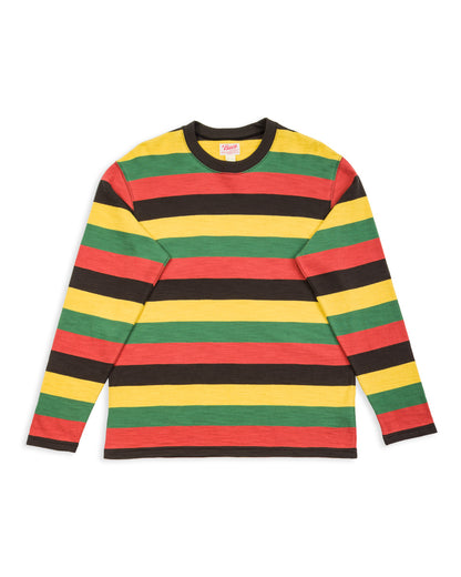 The Real McCoy's Buco Stripe L/S Tee - Tricolor - Standard & Strange