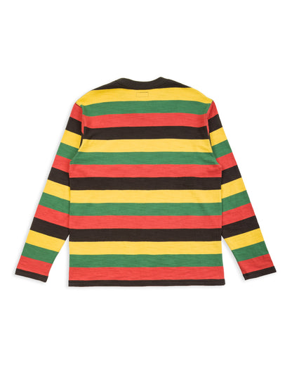 The Real McCoy's Buco Stripe L/S Tee - Tricolor - Standard & Strange
