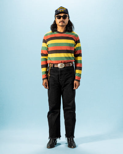 The Real McCoy's Buco Stripe L/S Tee - Tricolor - Standard & Strange