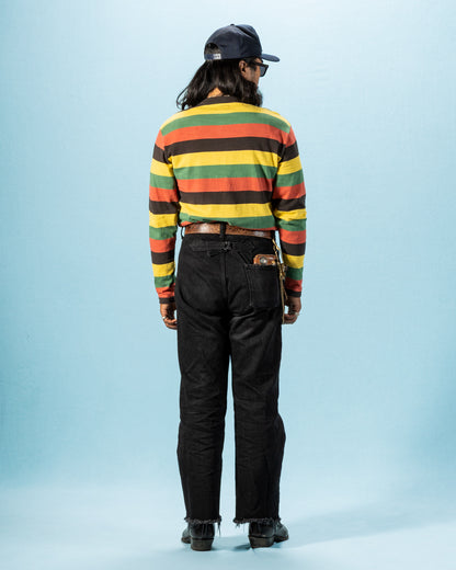 The Real McCoy's Buco Stripe L/S Tee - Tricolor - Standard & Strange