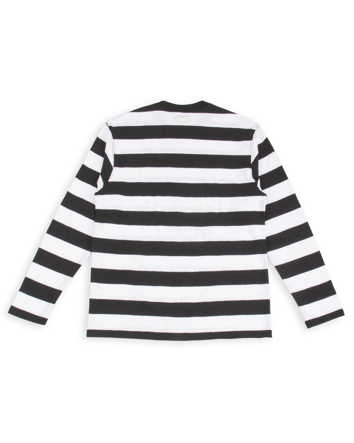 The Real McCoy's Buco Stripe Tee L/S - White - Standard & Strange