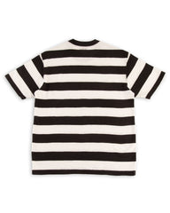 The Real McCoy's Buco Stripe Tee S/S - White/Black - Standard & Strange