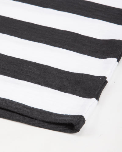 The Real McCoy's Buco Stripe Tee S/S - White - Standard & Strange