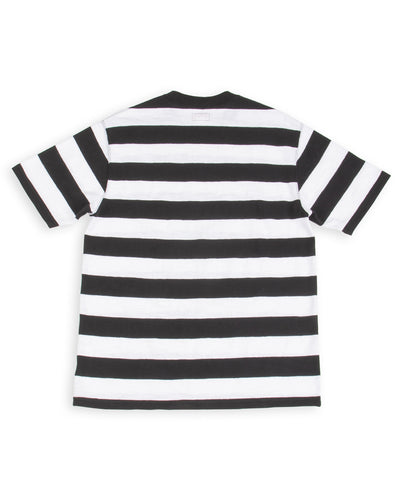 The Real McCoy's Buco Stripe Tee S/S - White - Standard & Strange