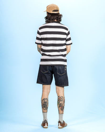 The Real McCoy's Buco Stripe Tee S/S - White - Standard & Strange