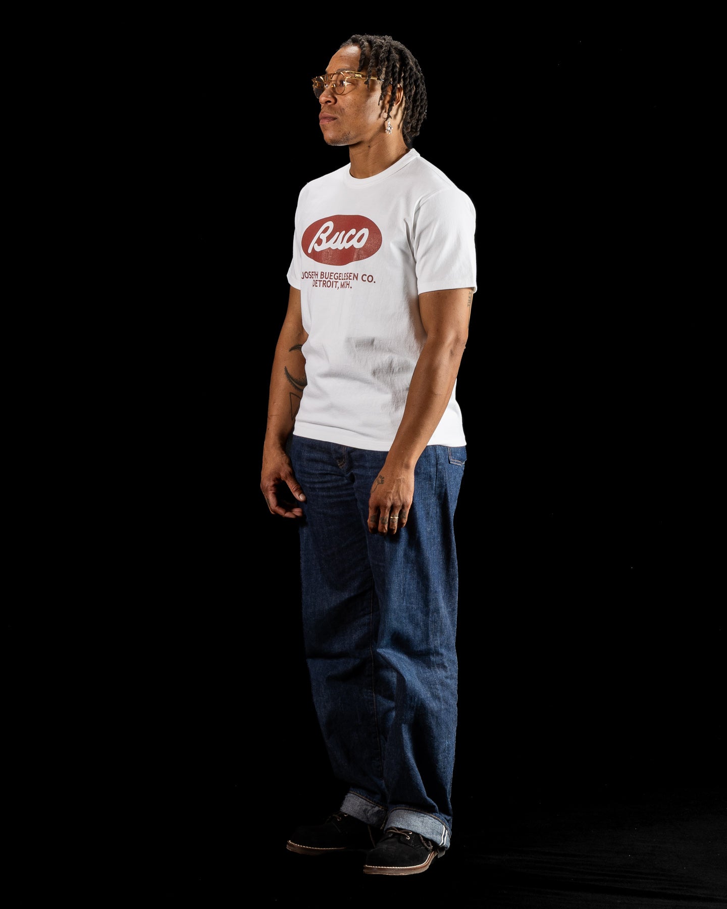 Buco Tee / Buco Oval - White