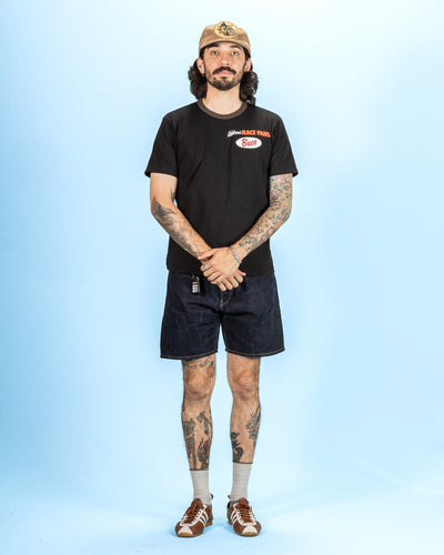 The Real McCoy's Buco Tee / Welcome Racing Fans! - Black/Charcoal - Standard & Strange
