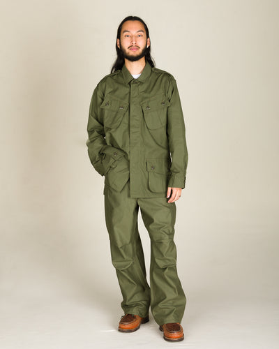 The Real McCoy's Coat, Man's, Combat, Tropical (Model 220) - Olive - Standard & Strange