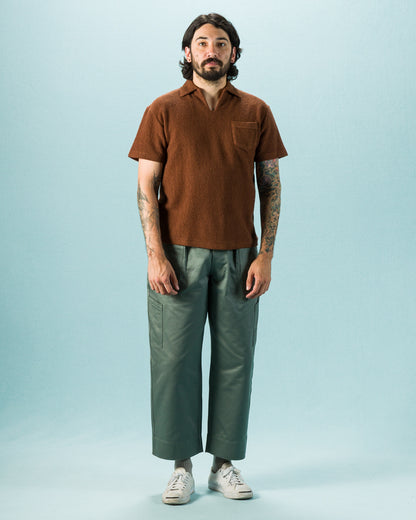 The Real McCoy's Cotton Pile Skipper - Brown - Standard & Strange