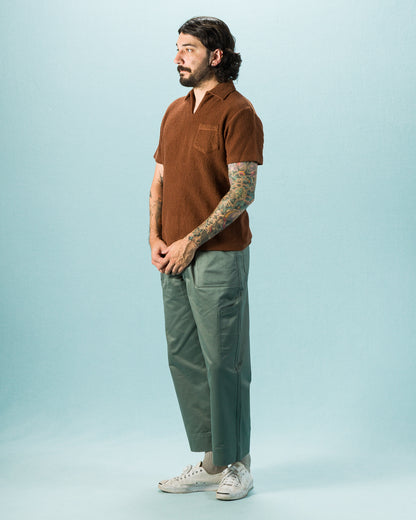 The Real McCoy's Cotton Pile Skipper - Brown - Standard & Strange