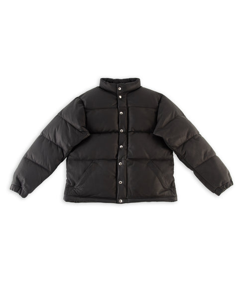 The Real McCoy's Deerskin Down Jacket - Black - Standard & Strange