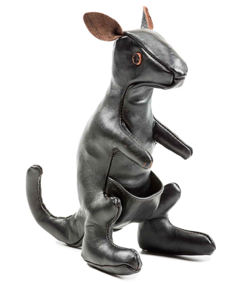The Real McCoy's Handcrafted Horsehide Kangaroo - Black - Standard & Strange