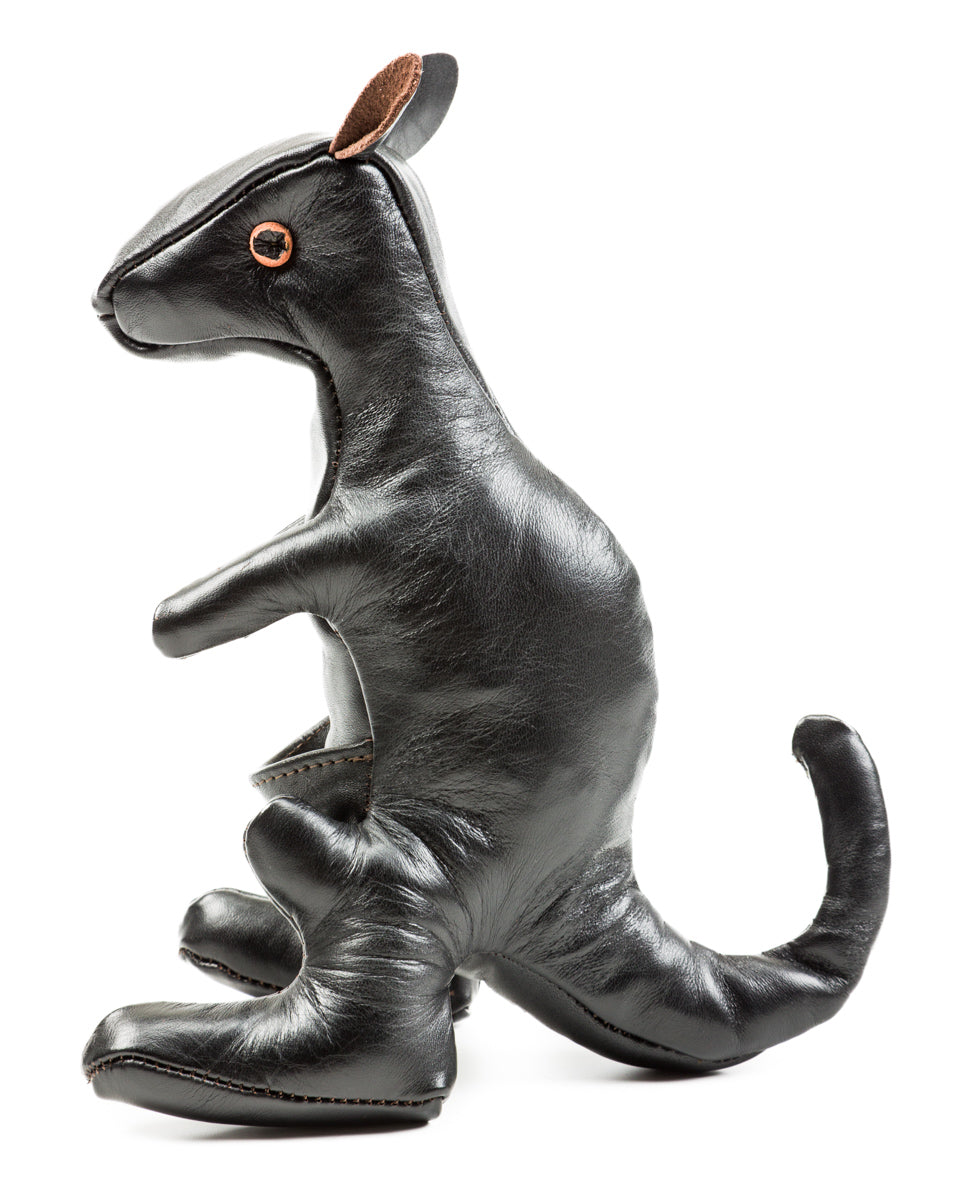 The Real McCoy's Handcrafted Horsehide Kangaroo - Black - Standard & Strange