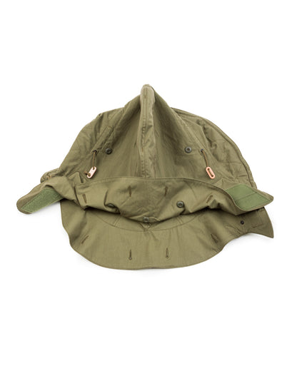 The Real McCoy's Hood, Winter, w/Synthetic Fur Ruff - Olive - Standard & Strange