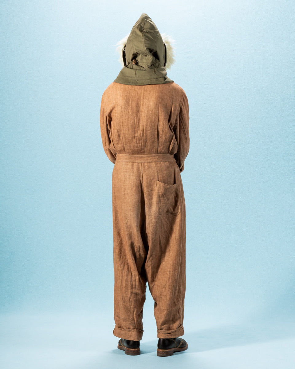 The Real McCoy's Hood, Winter, w/Synthetic Fur Ruff - Olive - Standard & Strange