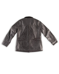 The Real McCoy's Horsehide Car Coat - D. Black - Standard & Strange