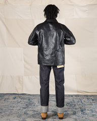 The Real McCoy's Horsehide Car Coat - D. Black - Standard & Strange