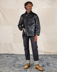 The Real McCoy's Horsehide Car Coat - D. Black - Standard & Strange