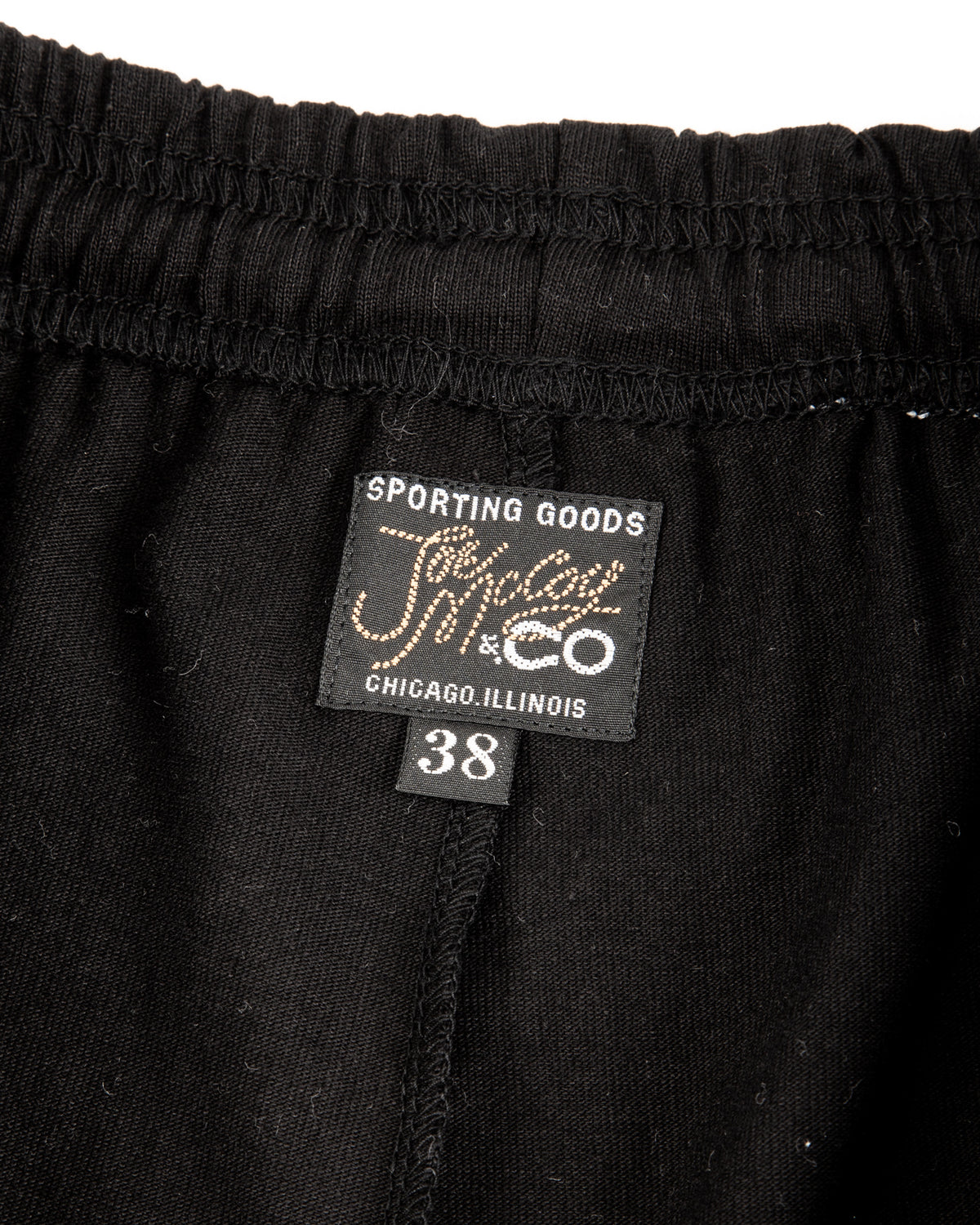 The Real McCoy's Jersey Gym Shorts - Black - Standard & Strange