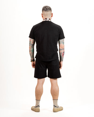 The Real McCoy's Jersey Gym Shorts - Black - Standard & Strange