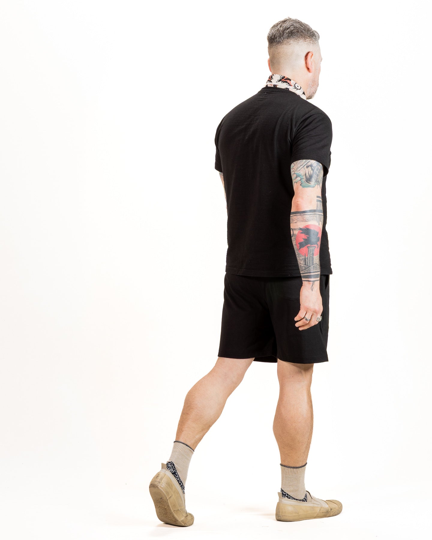 パンツ THE REAL McCOY'S JERSEY GYM SHORTS M Jersey Gym Shorts - Black – Standard & Strange