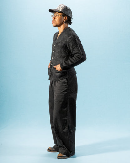 The Real McCoy's Joe McCoy Mohair Cardigan - Black - Standard & Strange