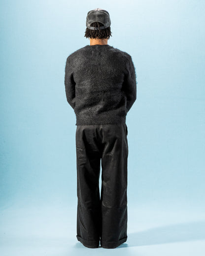 The Real McCoy's Joe McCoy Mohair Cardigan - Black - Standard & Strange