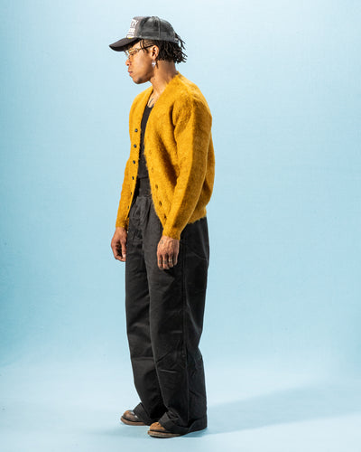 The Real McCoy's Joe McCoy Mohair Cardigan - Mustard - Standard & Strange